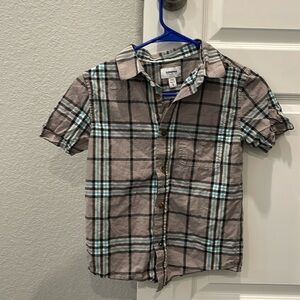 Boys Plaid Buttondown